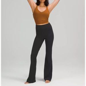 Lululemon high rise groove pant.